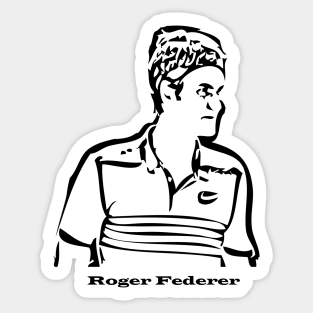 Roger Federer Sticker